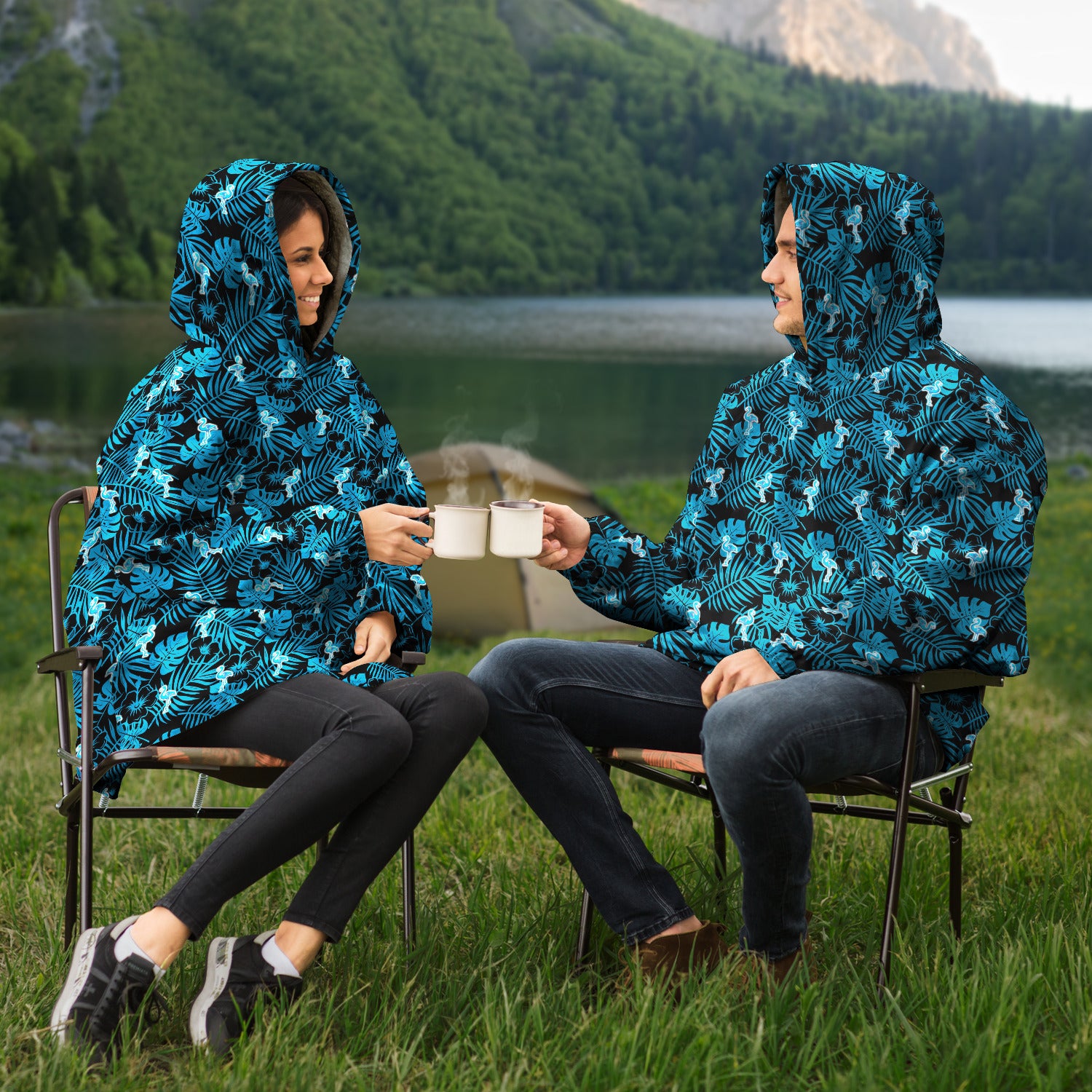 Sudadera con capucha Rad Palm Party Like Flock Star 