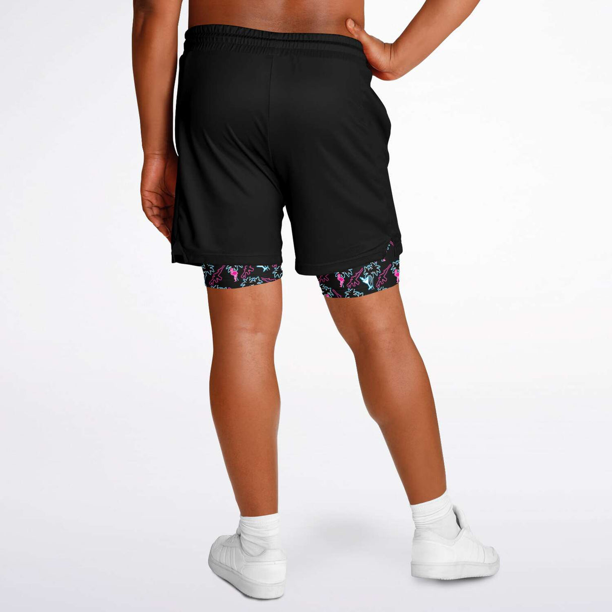 Pantalones cortos Rad Palm Neon Attack 2 en 1 