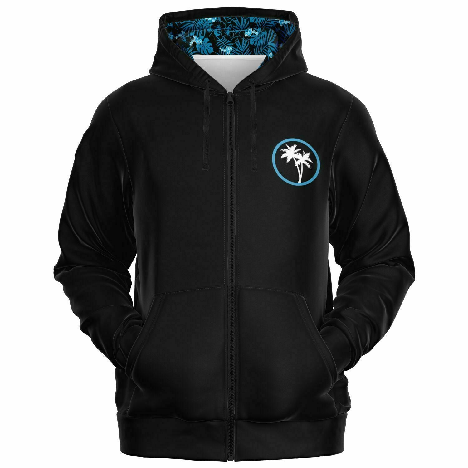 Rad Palm Icon Party Like A Flock Star Zip Up Hoodie