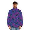 Load image into Gallery viewer, Rad Palm 9 Lives Men&#39;s Puffer Jacket