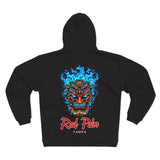 Sudadera unisex con capucha y cremallera Ice Tiki de Rad Palm