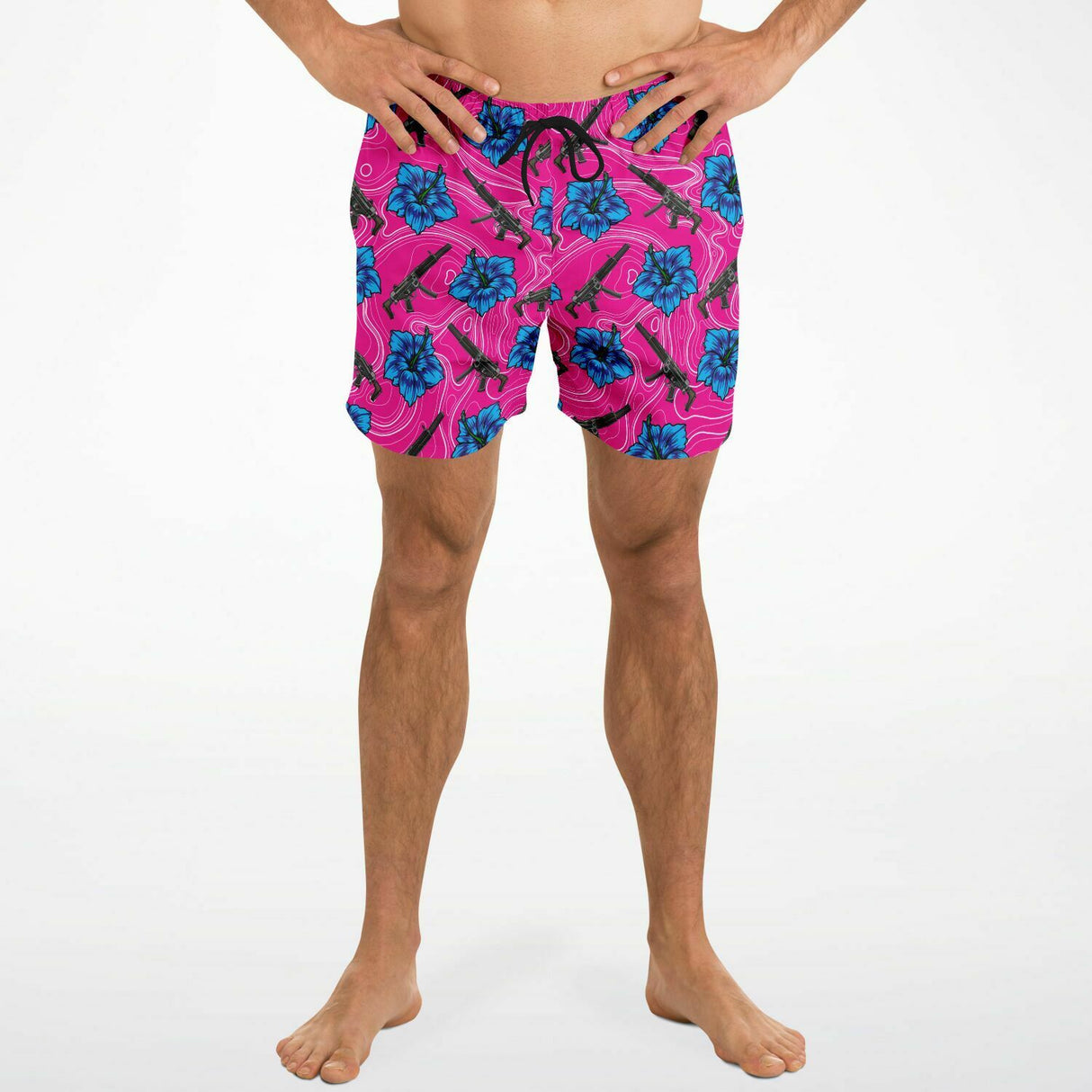 Bañador de hombre Hibiscus de alta capacidad Rad Palm 