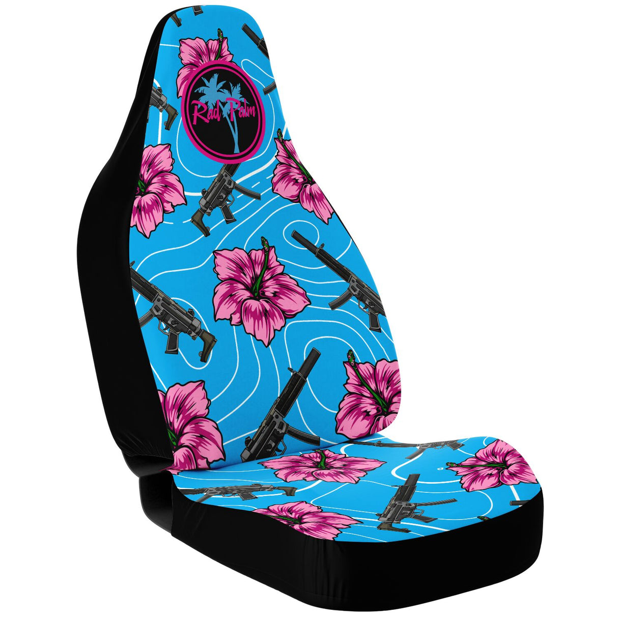 Fundas de asiento Hibiscus de alta capacidad de Rad Palm 