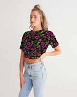 Pineapple Head Women's Twist-Front Cropped Tee