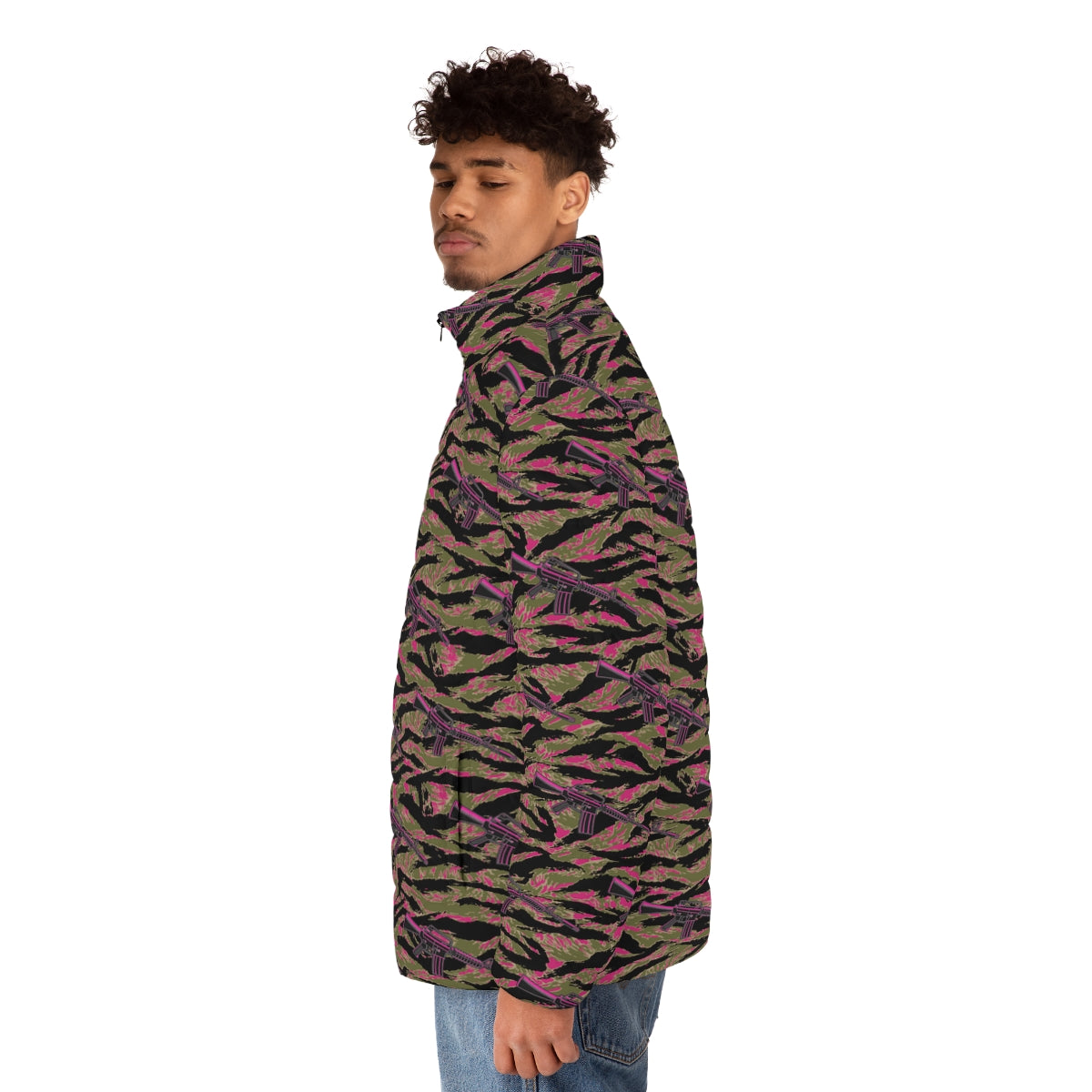 Rad Palm Da Nang Disco Men's Puffer Jacket