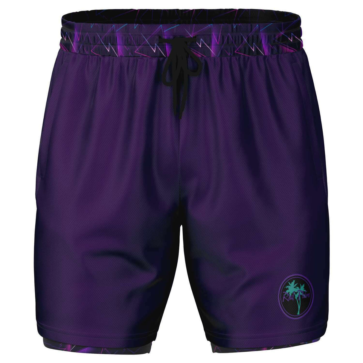 Pantalones cortos 2 en 1 para hombre Rad Palm Skate Night 