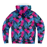 Sudadera con capucha y cremallera de microfibra Pineapple Express de Rad Palm 