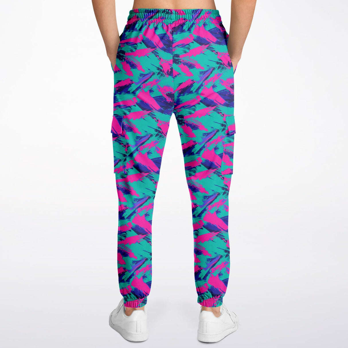 Rad Palm Graffiti Unisex Fashion Cargo Sweatpants