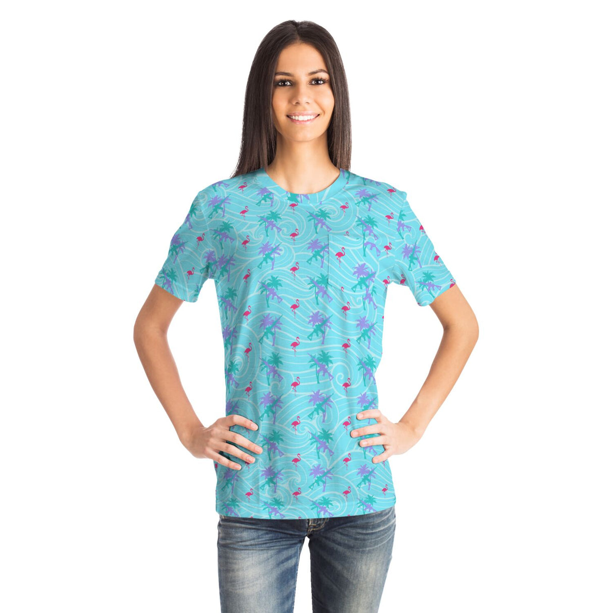 Camiseta con olas tropicales de Rad Palm