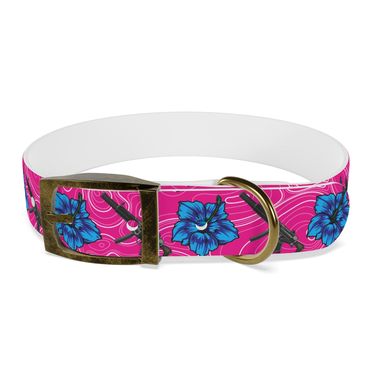 Collar para perros con hibisco de alta capacidad Rad Palm 