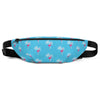 Load image into Gallery viewer, Rad Palm Flamingo Blue Fanny Pack