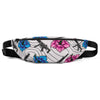 Rad Palm High Capacity Hibiscus White Fanny Pack