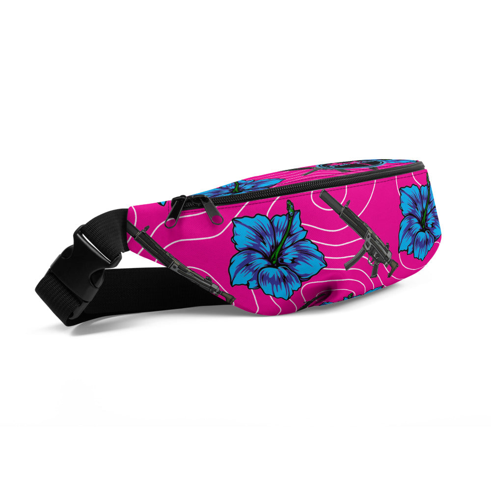 Rad Palm High Capacity Hibiscus Fanny Pack