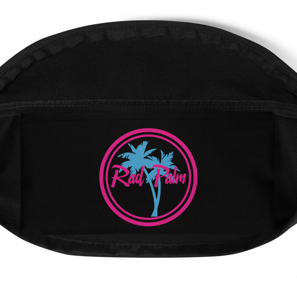 Rad Palm Logo Black Fanny Pack V2