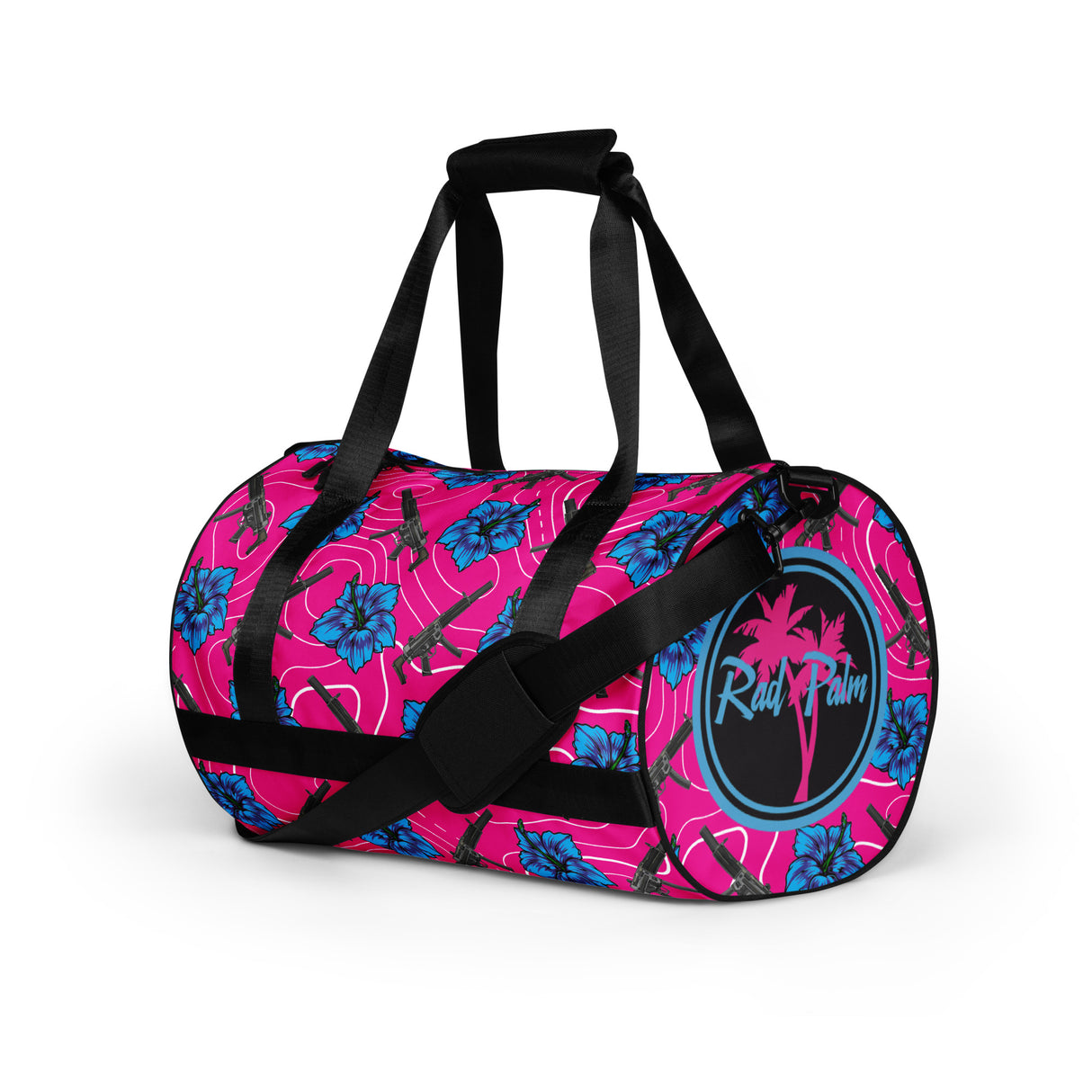 High Capacity Hibiscus Gym Bag