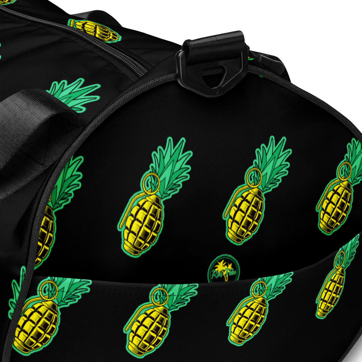 Bolsa de deporte con diseño de piña y muerte de Rad Palm