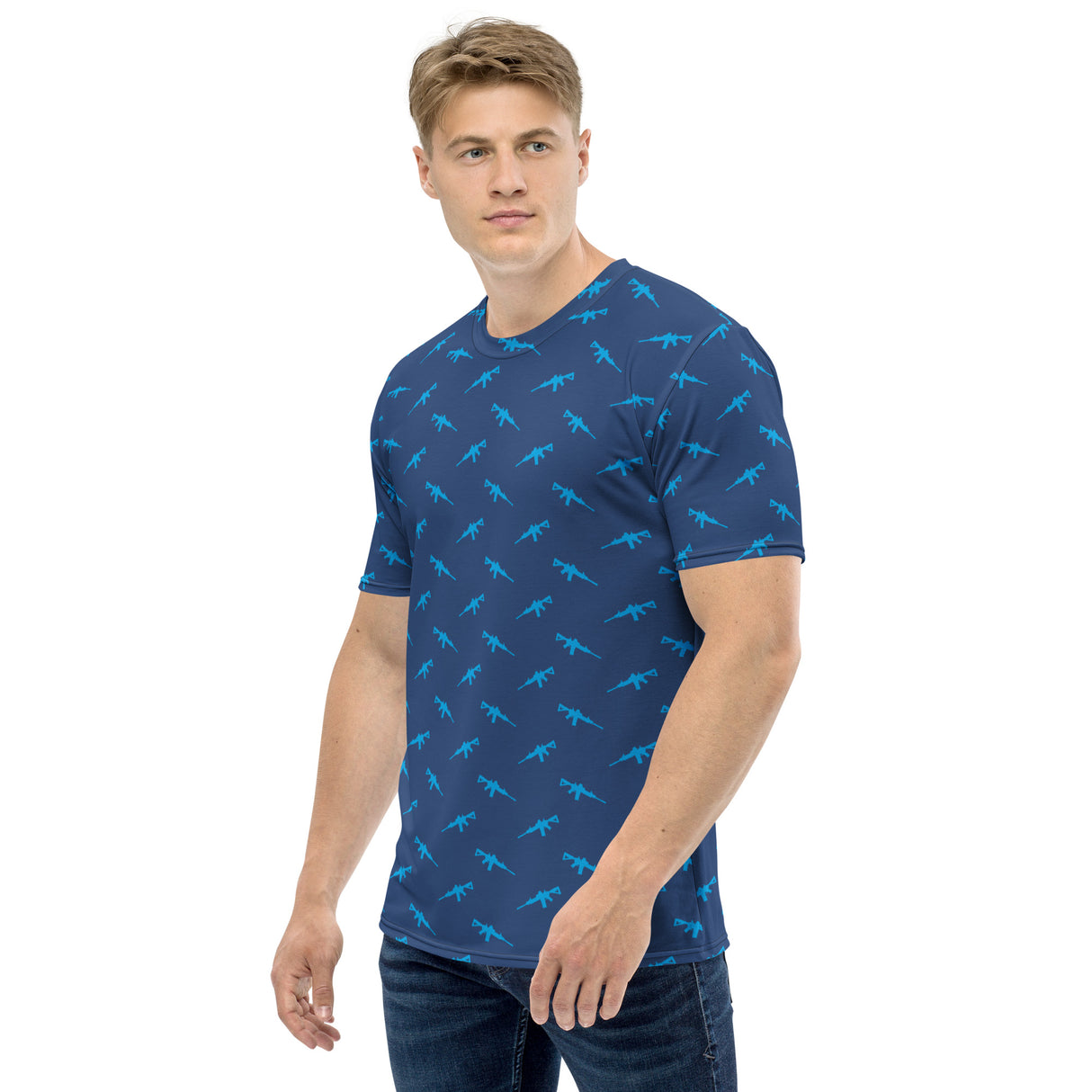 Camiseta azul AR's de Rad Palm para hombre