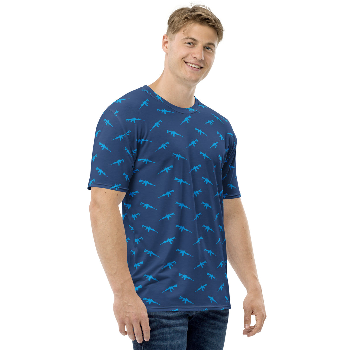 Camiseta azul AR's de Rad Palm para hombre