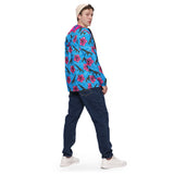 Cortavientos azul hibisco de alta capacidad para hombre de Rad Palm