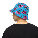 Sombrero de pescador reversible Hibiscus de gran capacidad de Rad Palm