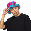 Cargar imagen en el visor de la galería, Rad Palm High Capacity Hibiscus Reversible Bucket Hat