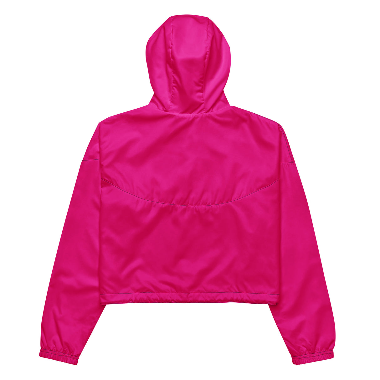 Rad Palm Hot Pink Women’s Cropped Windbreaker