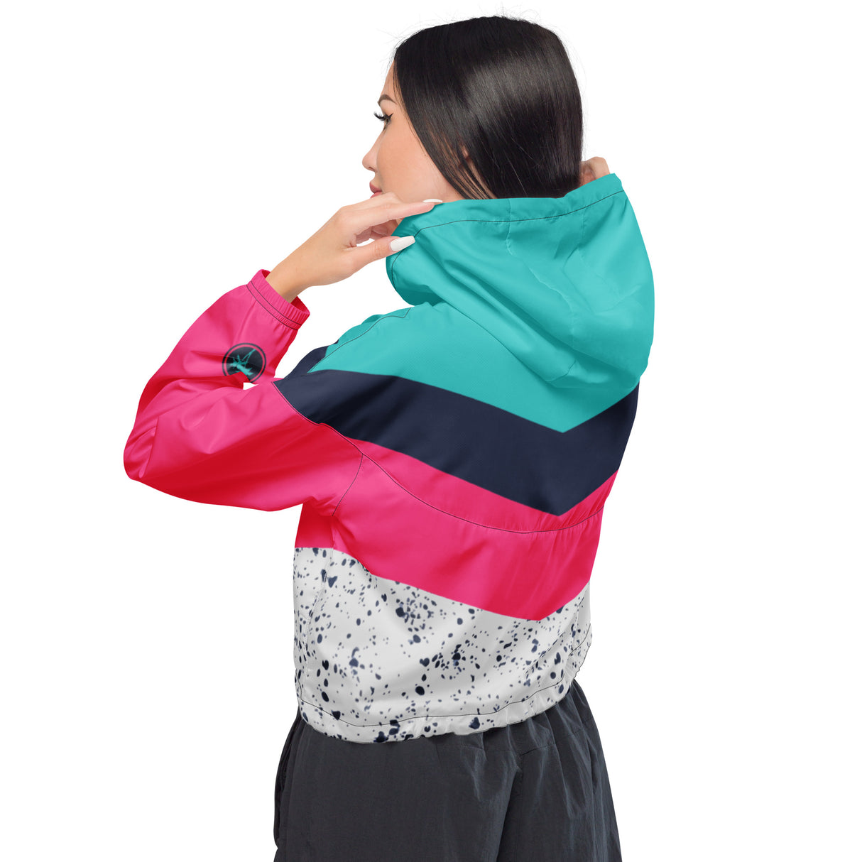 Rad Palm Bottoms Up Women’s Cropped Windbreaker