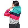 Load image into Gallery viewer, Rad Palm Bottoms Up Women’s Cropped Windbreaker