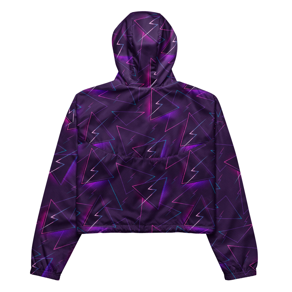 Rad Palm Skate Night Women’s Cropped Windbreaker