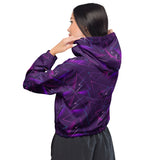 Rad Palm Skate Night Women’s Cropped Windbreaker