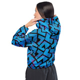 Rad Palm 2023 Royal Women’s Cropped Windbreaker