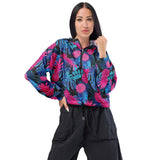 Chaqueta cortavientos corta para mujer Pineapple Express de Rad Palm