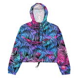 Rad Palm Jungle Madness Women’s Cropped Windbreaker