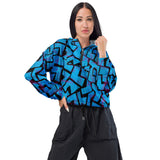 Rad Palm 2023 Royal Women’s Cropped Windbreaker