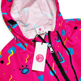 Rad Palm Pink Panther Women’s Cropped Windbreaker