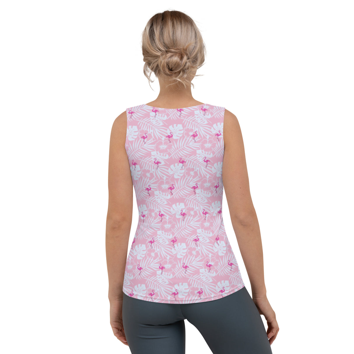 Rad Palm Party Like A Flockstar Pink Tank Top