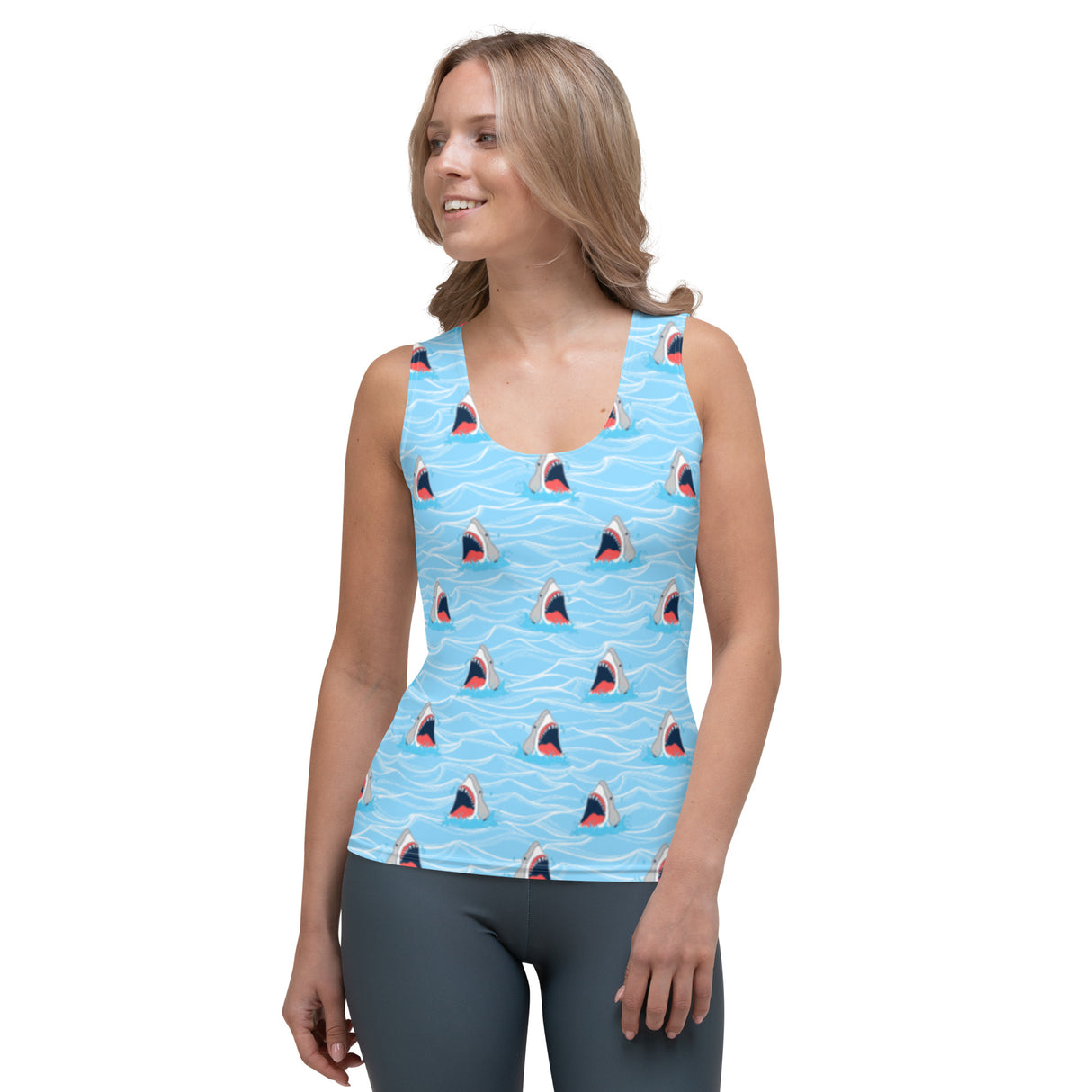 Rad Palm Shark Bait Tank Top