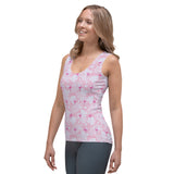 Rad Palm Party Like A Flockstar Pink Tank Top