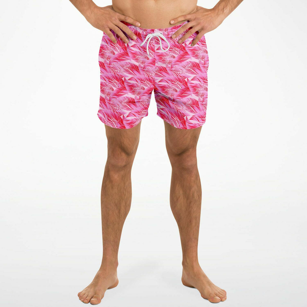 Bañador para hombre en color rosa tropical de Rad Palm