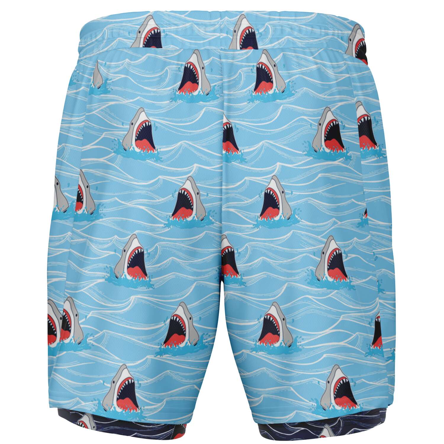 Pantalones cortos 2 en 1 Rad Palm Shark Bait para hombre 