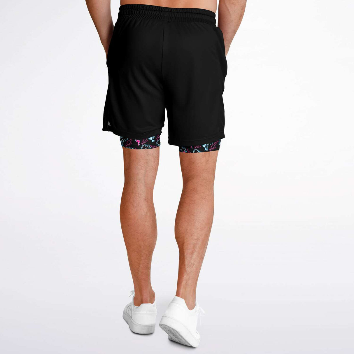 Pantalones cortos Rad Palm Neon Attack 2 en 1 