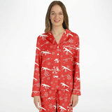 Rad Palm Yippee Ki Yay Women's Satin Pajamas