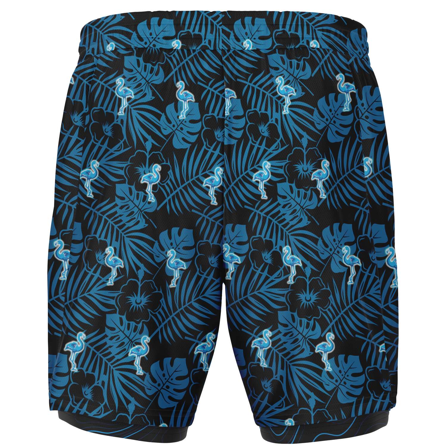 Rad Palm Party Like A Flockstar Men's 2-in-1 Shorts
