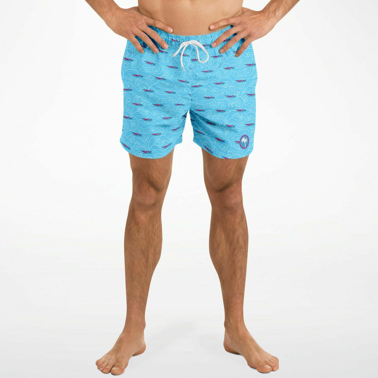 Rad Palm Fast Boats Swim Trunks