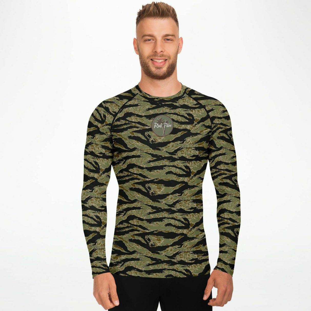 Rad Palm Tiger Stripe Men's Rashguard