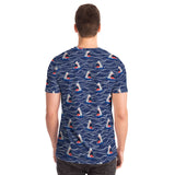 Camiseta unisex Rad Palm Shark Bait para aguas oscuras 