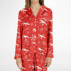 Rad Palm Yippee Ki Yay Women's Satin Pajamas