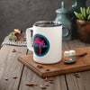 Load image into Gallery viewer, Rad Palm Blue Logo Insulated Coffee Mug, 10oz