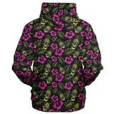 Rad Palm Pineapple Head Zip Up Hoodie