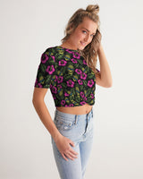 Pineapple Head Women's Twist-Front Cropped Tee